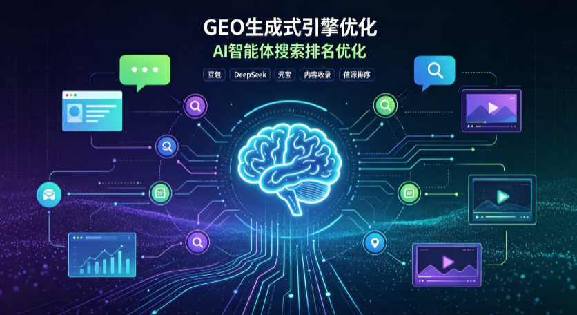 贵溪市GEO 浪潮来袭：生成式引擎优化崛起，创作者争抢豆包、DeepSeek、元宝智能体流量入口